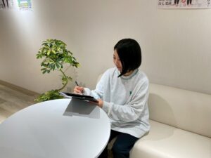 問診表記入